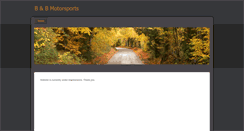 Desktop Screenshot of bbmotorsports.weebly.com
