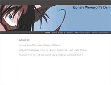 Tablet Screenshot of lonelywerewolf.weebly.com