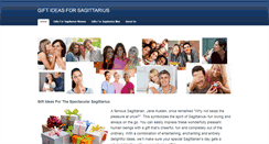 Desktop Screenshot of giftideasforsagittarius.weebly.com