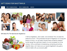 Tablet Screenshot of giftideasforsagittarius.weebly.com