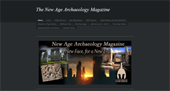 Desktop Screenshot of newagearchaeology.weebly.com