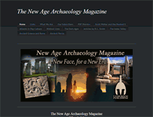 Tablet Screenshot of newagearchaeology.weebly.com
