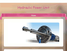 Tablet Screenshot of hydraulicpowerunit.weebly.com