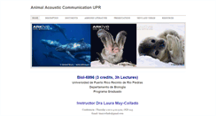 Desktop Screenshot of animalcommunicationupr.weebly.com