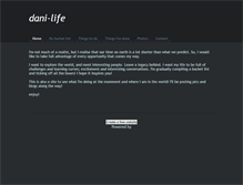 Tablet Screenshot of dani-life.weebly.com
