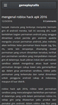 Mobile Screenshot of gameplaytallis.weebly.com