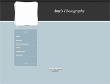 Tablet Screenshot of amycollinsphotography.weebly.com