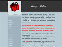 Tablet Screenshot of hampersgalore.weebly.com