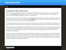 Tablet Screenshot of mensdenimshirt.weebly.com