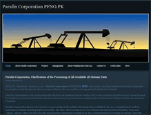 Tablet Screenshot of parafincorporation.weebly.com