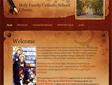Tablet Screenshot of hfcslibrary.weebly.com