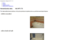 Desktop Screenshot of keramicarstvo.weebly.com