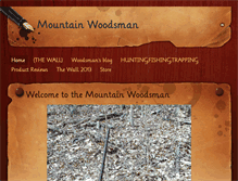 Tablet Screenshot of mountainwoodsman.weebly.com