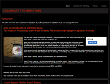 Tablet Screenshot of celebratetheoddstore.weebly.com