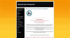 Desktop Screenshot of plymouthdogtrainingclub.weebly.com