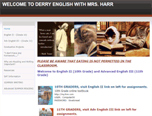 Tablet Screenshot of derryenglish.weebly.com