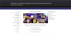 Desktop Screenshot of eventsmaster.weebly.com