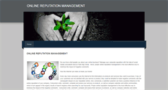 Desktop Screenshot of managingonlinereputation.weebly.com