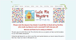 Desktop Screenshot of cutiepiedaycare.weebly.com