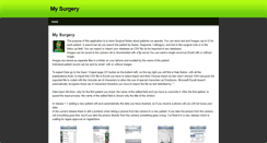 Desktop Screenshot of mysurgery.weebly.com