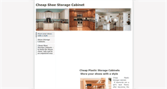 Desktop Screenshot of cheapshoestoragecabinet.weebly.com