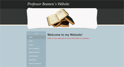 Desktop Screenshot of professorbeamen.weebly.com