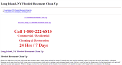 Desktop Screenshot of longislandnyfloodedbasementcleanup.weebly.com