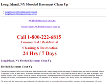 Tablet Screenshot of longislandnyfloodedbasementcleanup.weebly.com