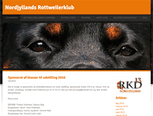 Tablet Screenshot of nordjyllands-rottweilerklub.weebly.com
