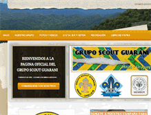 Tablet Screenshot of gruposcoutguarani.weebly.com