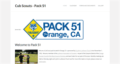 Desktop Screenshot of pack51.weebly.com