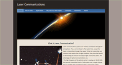 Desktop Screenshot of lasercommunications.weebly.com