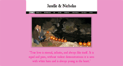 Desktop Screenshot of janelleandnick.weebly.com