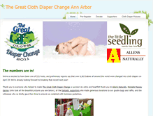 Tablet Screenshot of greatclothdiaperchangeannarbor.weebly.com