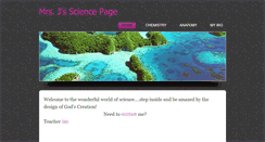 Desktop Screenshot of mrsjsciencepage.weebly.com