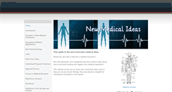 Desktop Screenshot of newmedicalideas.weebly.com