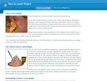 Tablet Screenshot of howtolooseweight.weebly.com