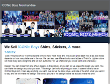 Tablet Screenshot of iconicboyzmerchandise.weebly.com