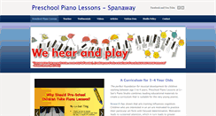 Desktop Screenshot of preschoolpiano.weebly.com