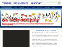 Tablet Screenshot of preschoolpiano.weebly.com