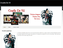 Tablet Screenshot of cruelladevil.weebly.com