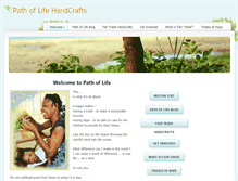 Tablet Screenshot of pathoflifehandcrafts.weebly.com