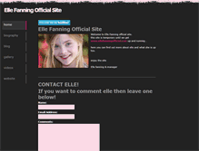 Tablet Screenshot of ellefanning.weebly.com