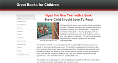 Desktop Screenshot of greatbooksforchildren.weebly.com