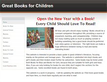 Tablet Screenshot of greatbooksforchildren.weebly.com