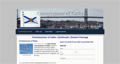 Desktop Screenshot of commissionerofoathsdartmouth.weebly.com