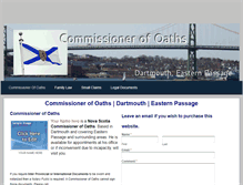 Tablet Screenshot of commissionerofoathsdartmouth.weebly.com