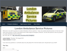 Tablet Screenshot of londonambulancepics.weebly.com