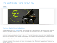 Tablet Screenshot of best-digital-piano.weebly.com