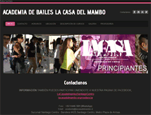 Tablet Screenshot of lacasadelmambo.weebly.com